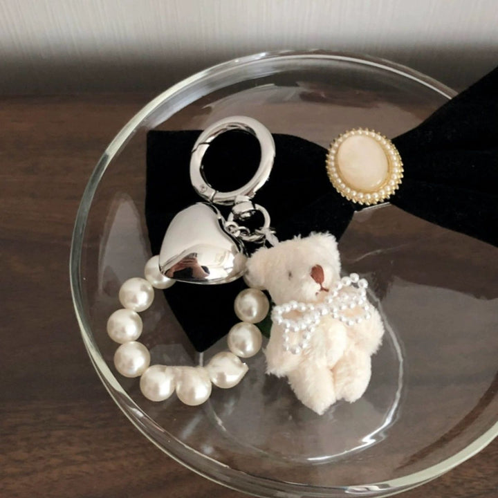 Plush Bear Keychain Holder Bowlift