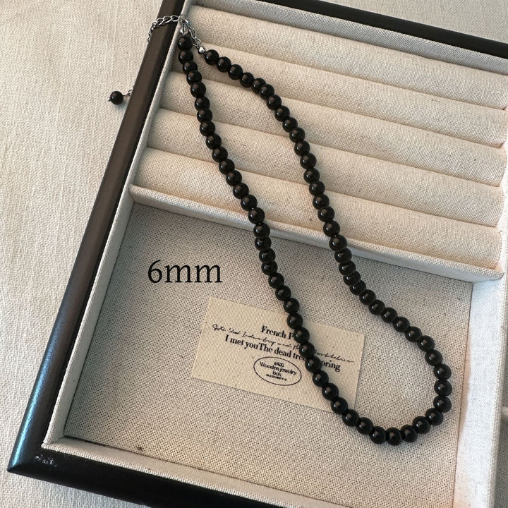 Minimalist Beaded Necklace Bowlift