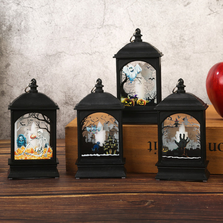 Nostalgic Lantern with Halloween Motif Bowlift