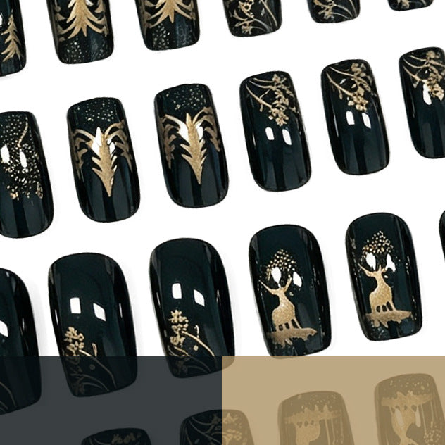 Festive Holiday Nail Art Bowlift