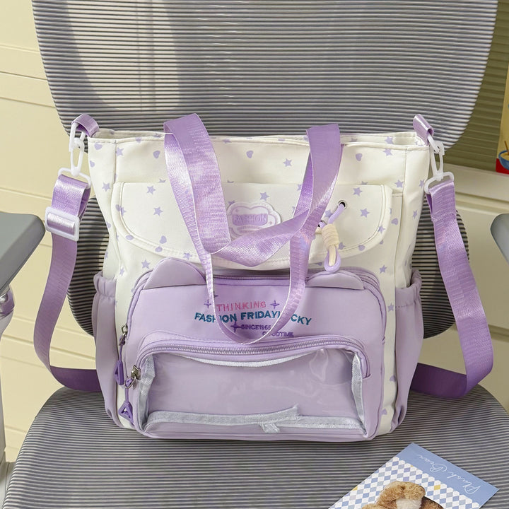 Trendy Multi-Pocket Shoulder Bag Bowlift