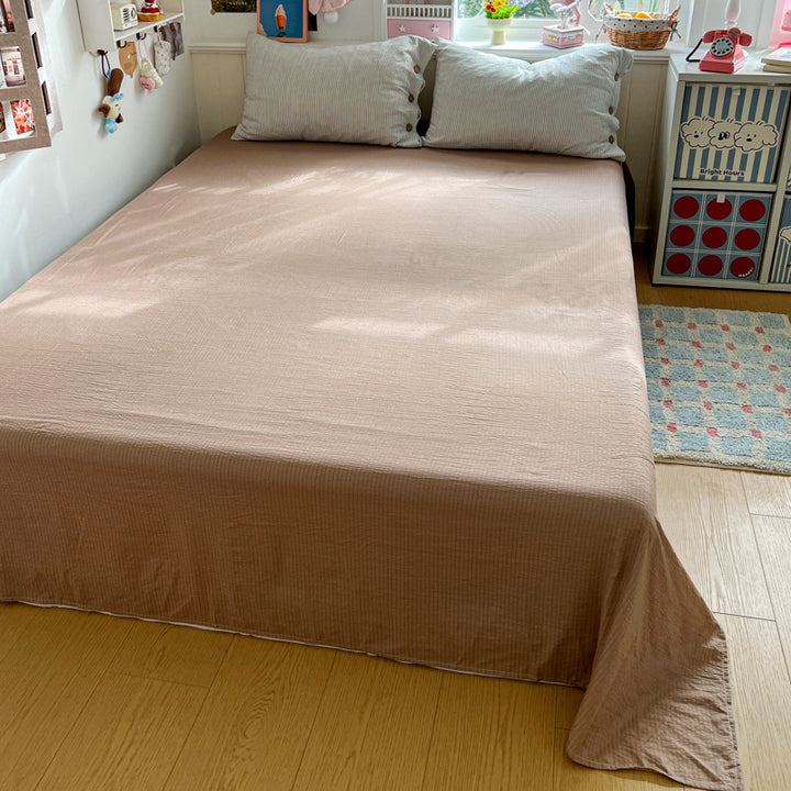 Textured Cotton Duvet Cover Set