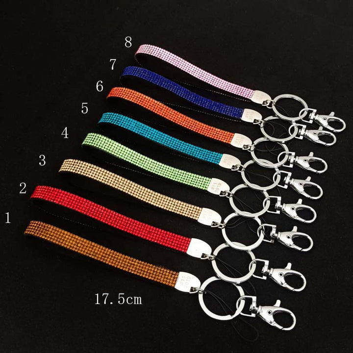 Stylish Rhinestone Keychain Bowlift
