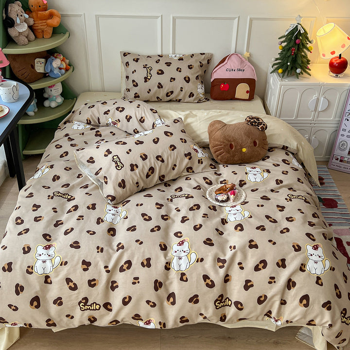Playful Cartoon-Themed Bedspread Set