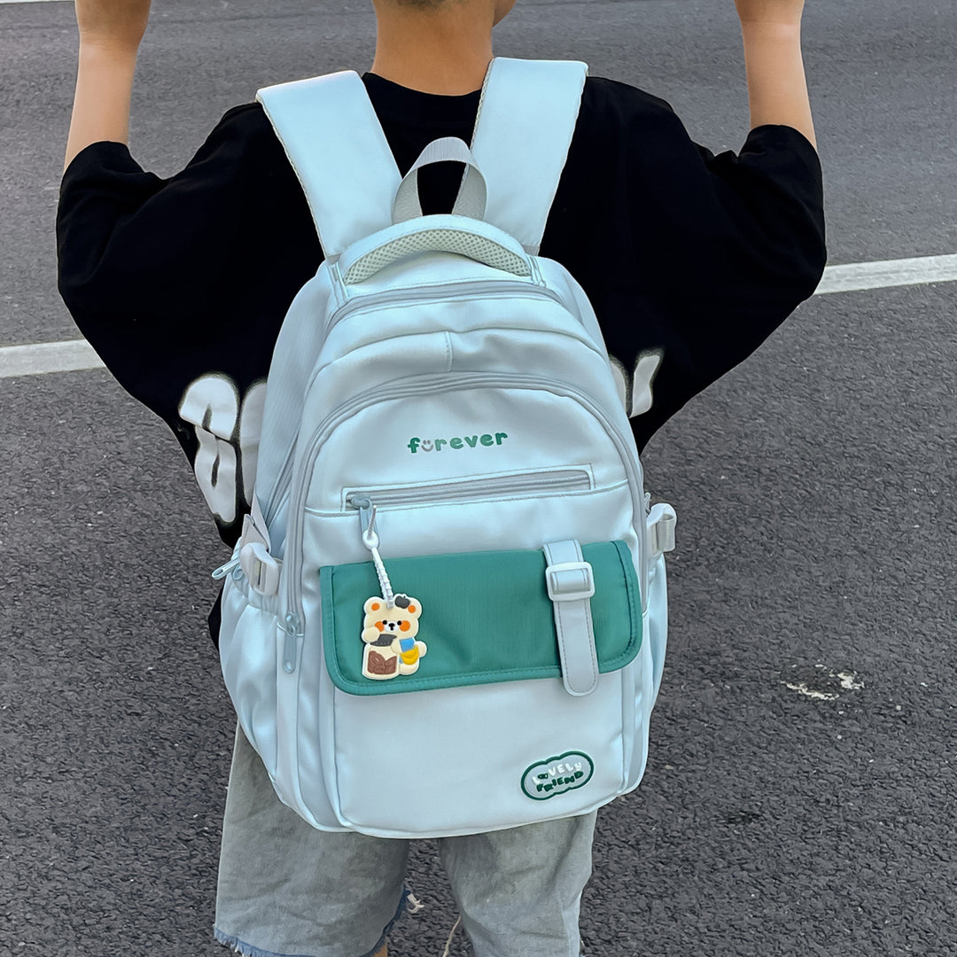 Charming Multi-Pocket Backpack Bowlift