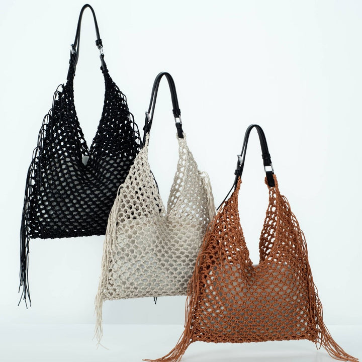 Trendy, Handcrafted Mesh Handbag Bowlift