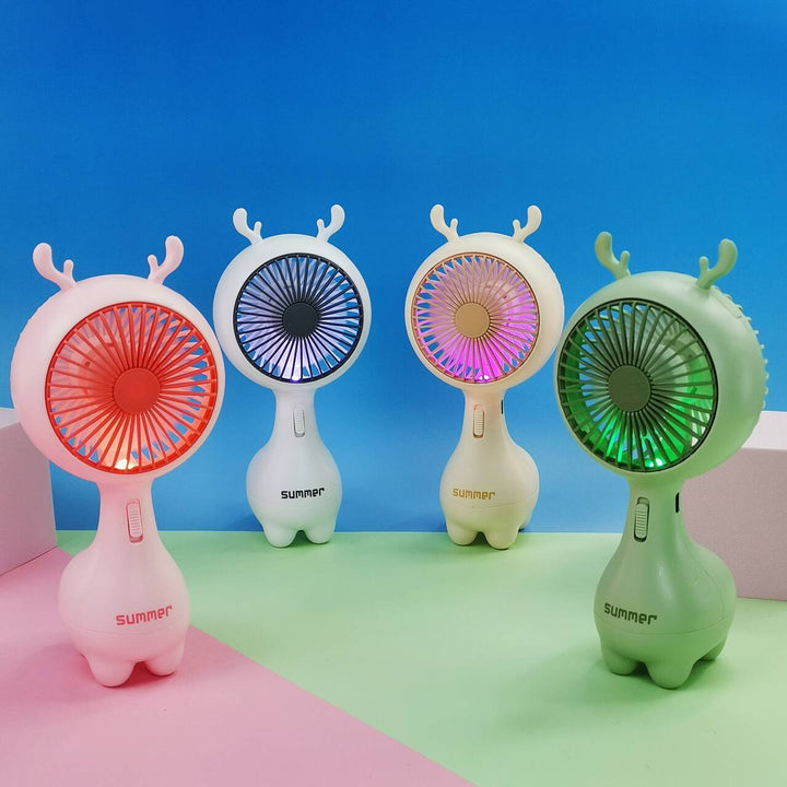 Women Portable Mini Fan in Cute Rabbit Design Bowlift