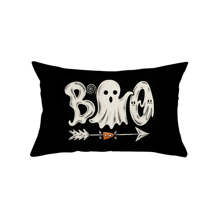Rectangular Halloween Decorative Lumbar Pillow Cover