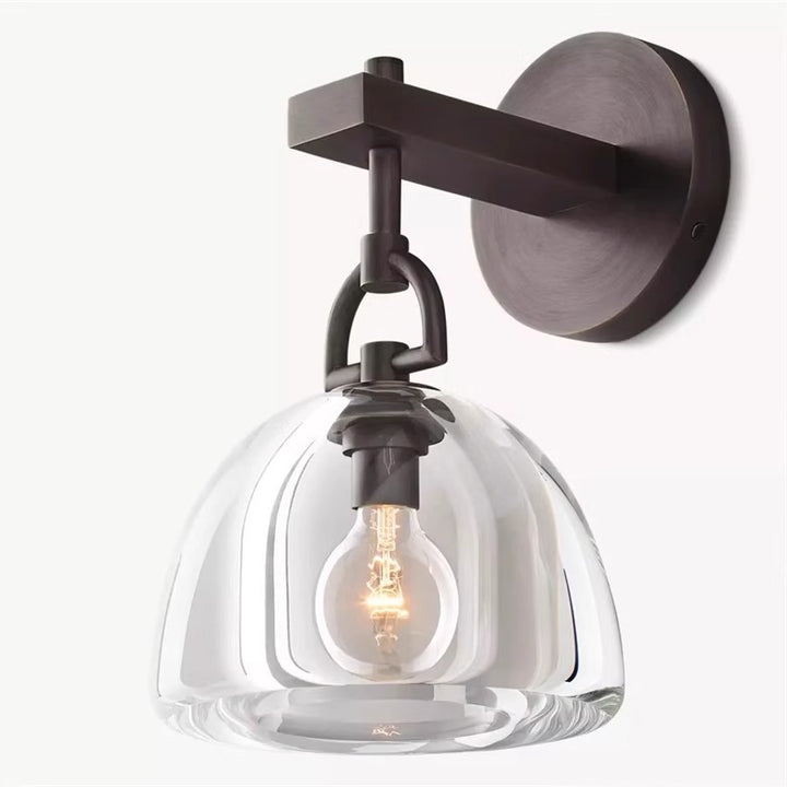 Elegant Glass Wall Sconce