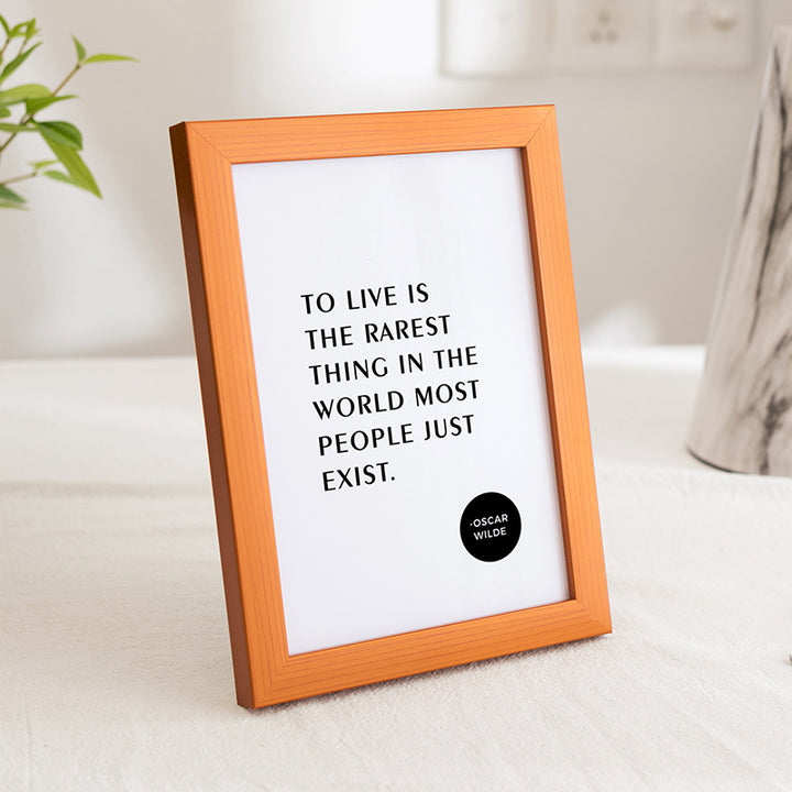Minimalist Quote Picture Frame