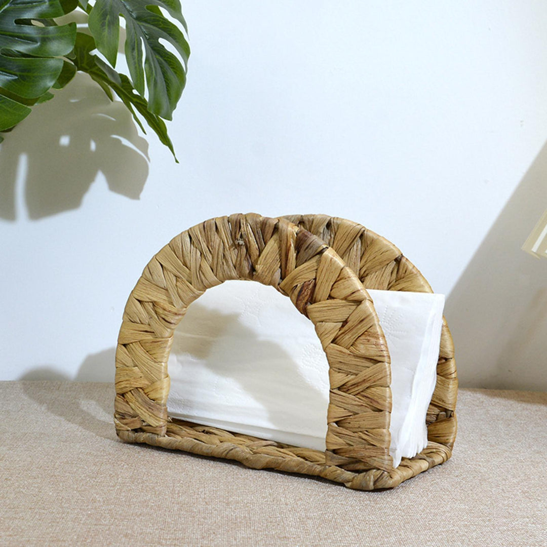 Natural Fiber Tissue Box Holder Bowlift