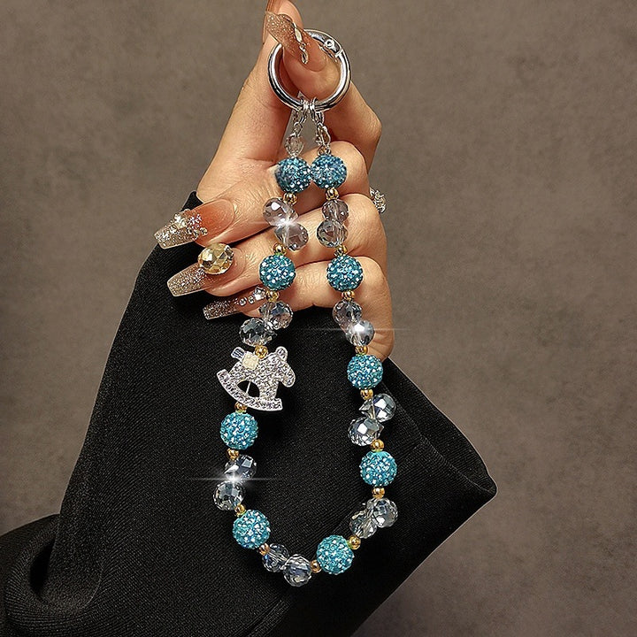 Decorative Crystal Charm Keychain Bowlift