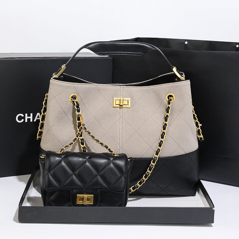 Quilted Designer Handbag Set