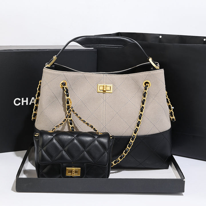 Quilted Designer Handbag Set