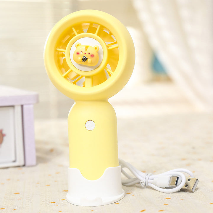 Women's portable handheld fan with compact and ergonomic design Bowlift