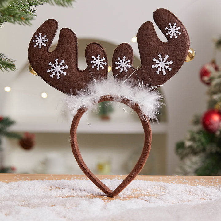 Festive Reindeer Headband Bowlift