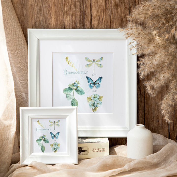 Floral Illustration Display Frame