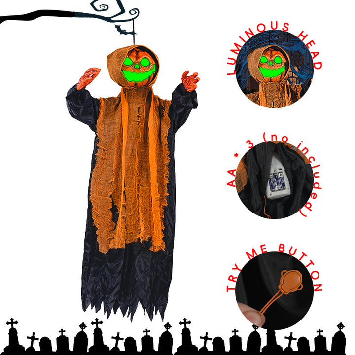 Animated Pumpkin Ghost Decoration Bowlift