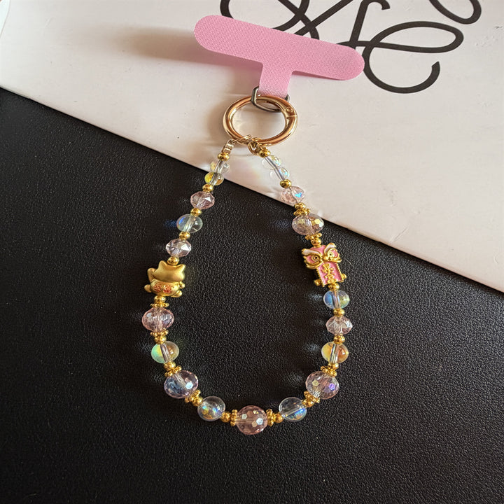 Cultural Charm Beaded Keychain Bowlift