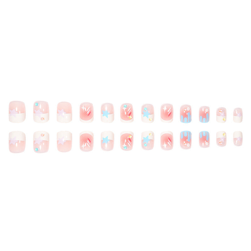 Creative Press-On Nail Art Set Bowlift