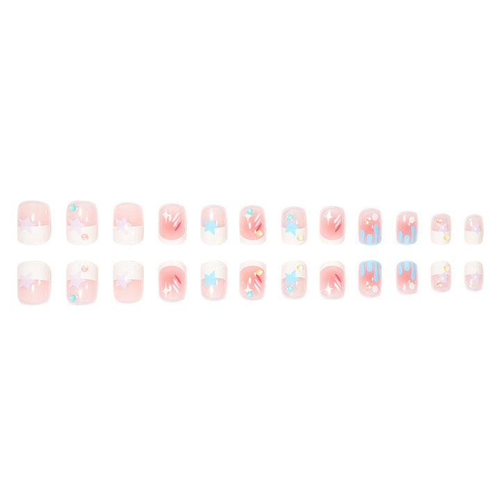 Creative Press-On Nail Art Set Bowlift
