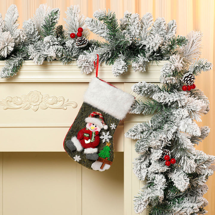 Christmas Stocking with Festive Motif Bowlift