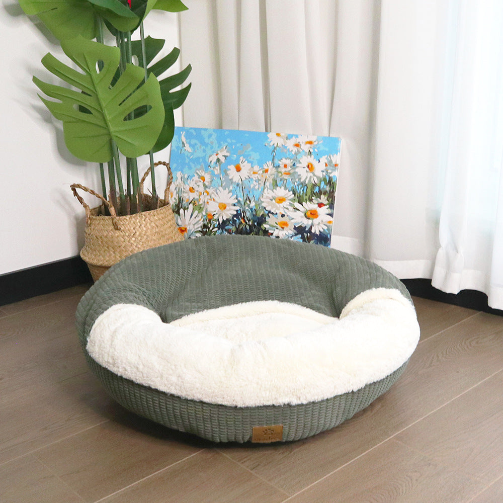 Luxurious Circular Plush dog Nest
