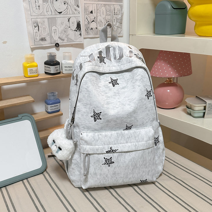 Decorative Floral Patterned Backpack Bowlift
