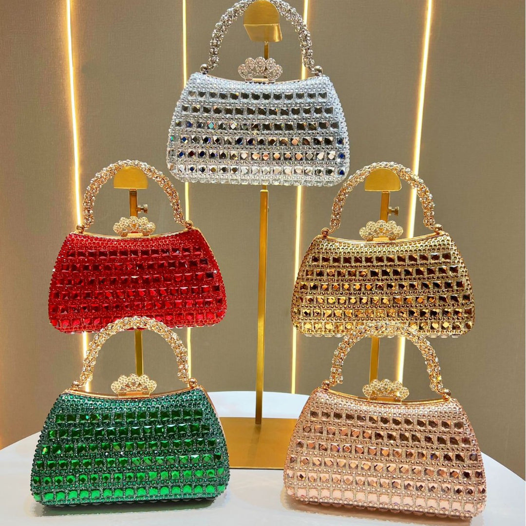 Ornate Studded Evening Handbag