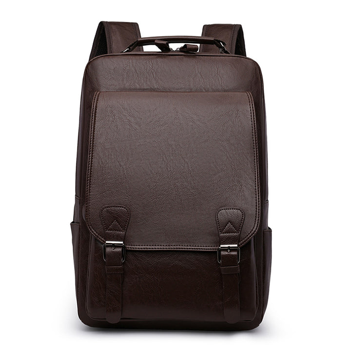 Stylish Leather Backpack Bowlift