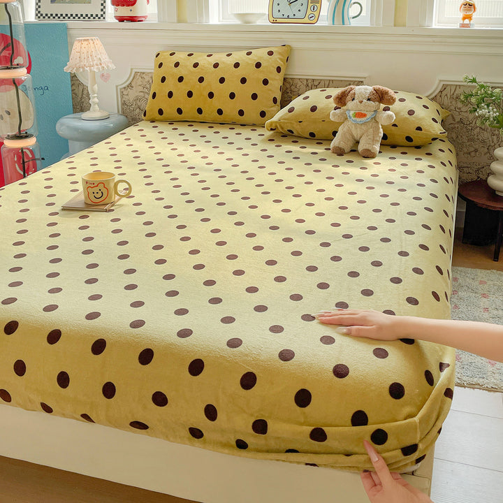 Children's Cute Cartoon Sheep Print Fitted Sheet