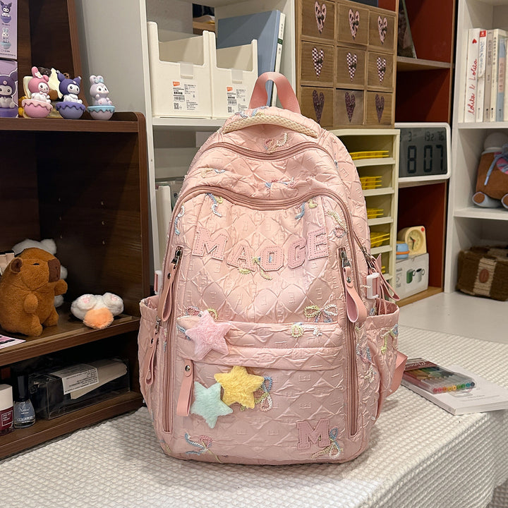 Decorative Padded Backpack Bowlift