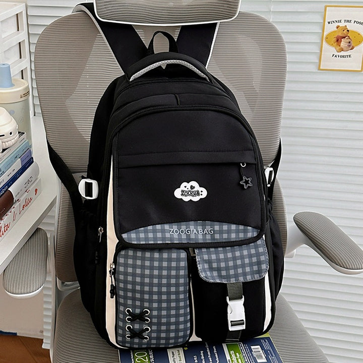 Stylish Multi-Pocket School Backpack Bowlift