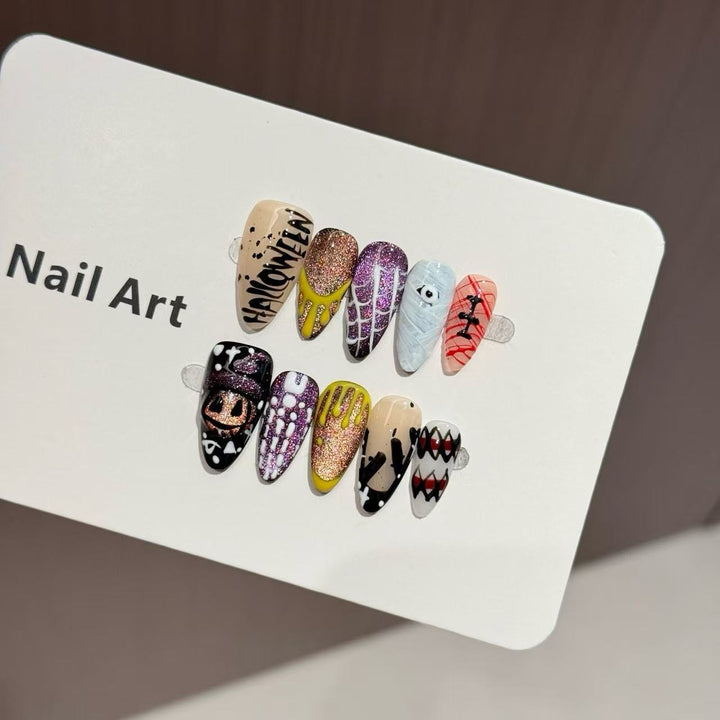 Halloween-Themed Press-On Nail Set