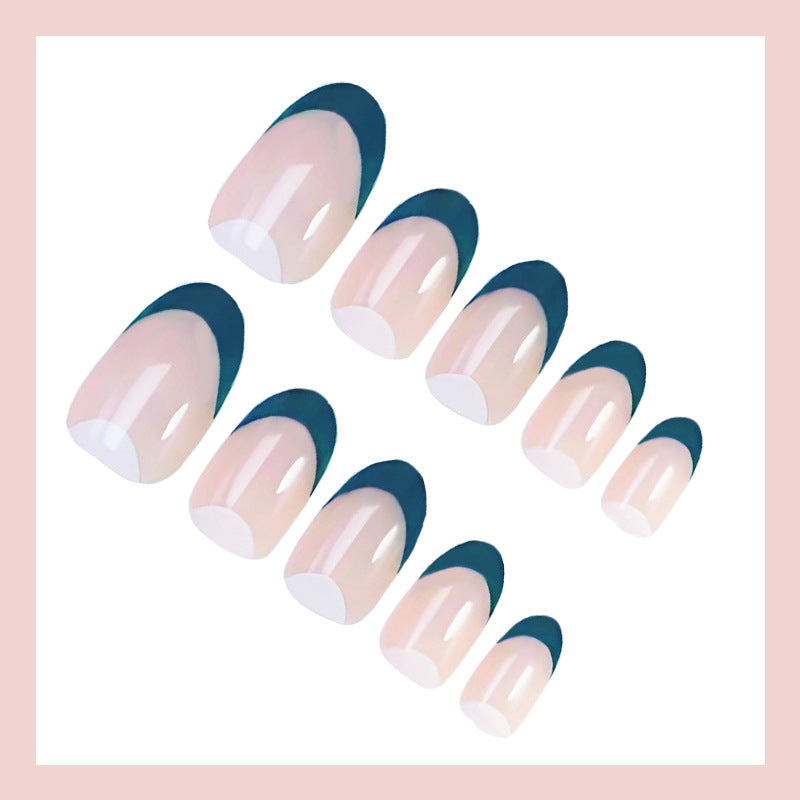 Nail art set with elegant French design Bowlift