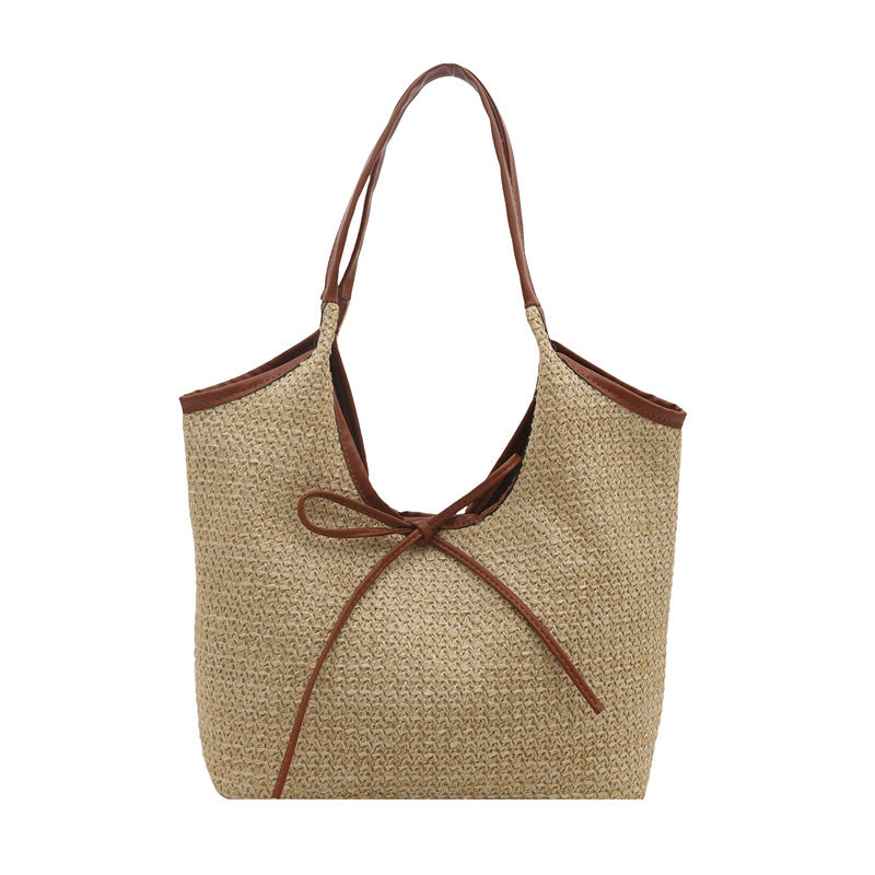 Woven Straw Beach Tote