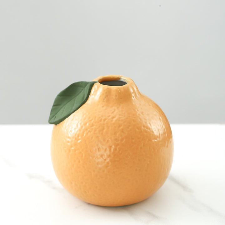 Whimsical Ceramic Fruit-Shaped Vase Bowlift