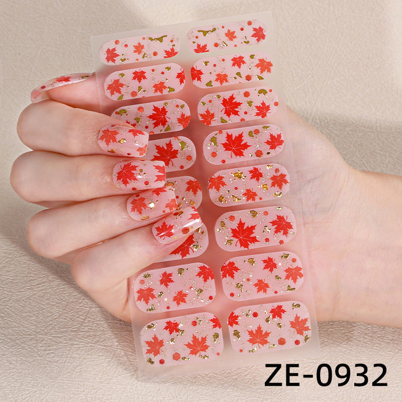 Artistic Press-On Nail Wraps
