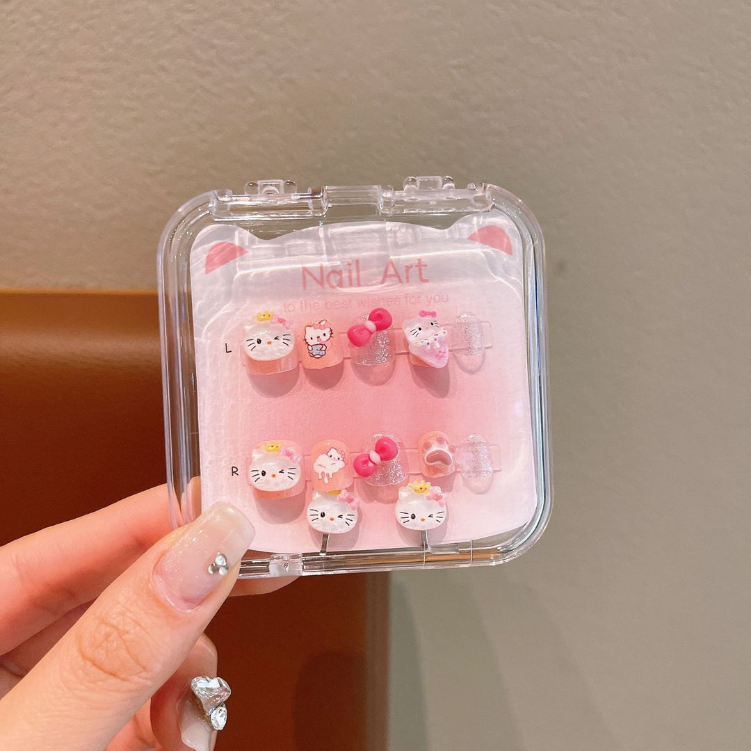 Creative art nails with playful animal design Bowlift