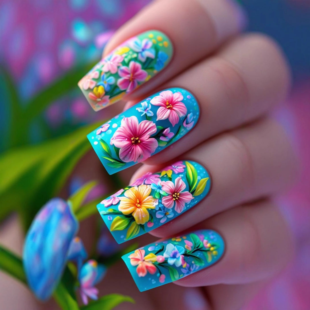 Artificial Nails in Floral Design Bowlift