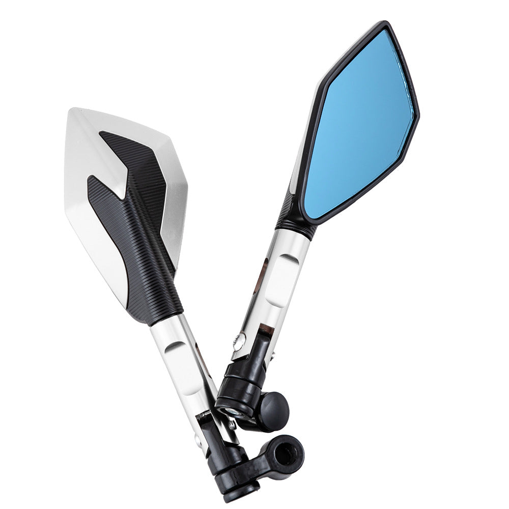 Adjustable Motorcycle Racing Mirrors with Rotating Joints