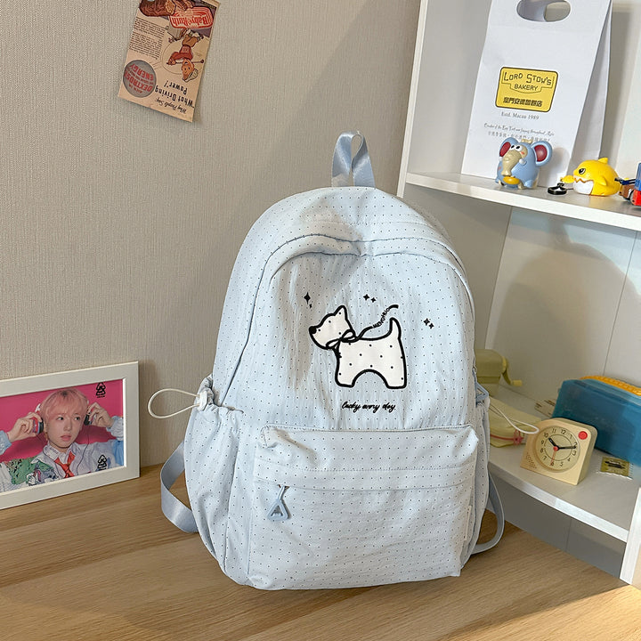 Casual Cute Character-Designed Backpack Bowlift
