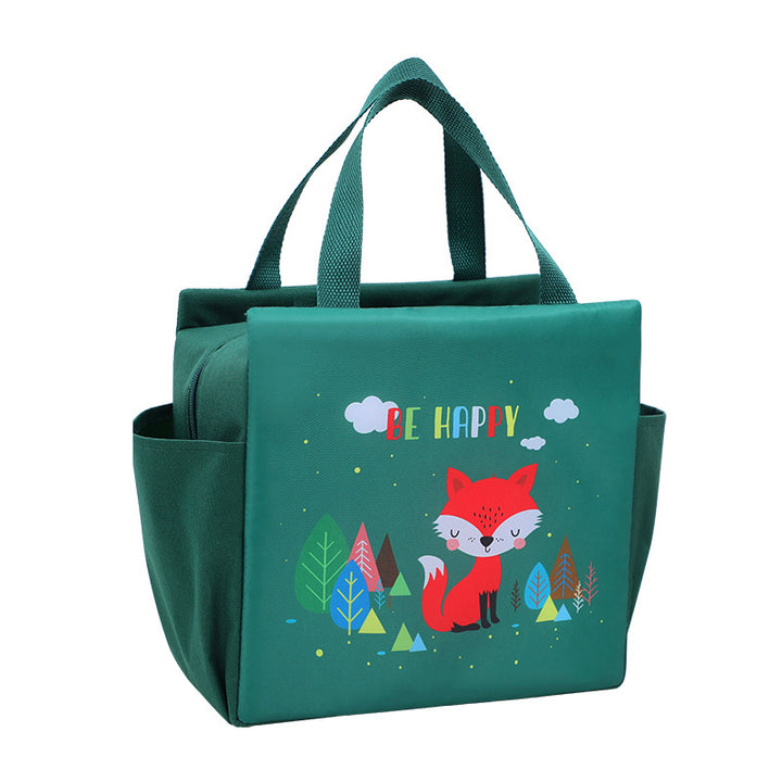 Insulated Fox-Themed Lunch Carrier Bowlift