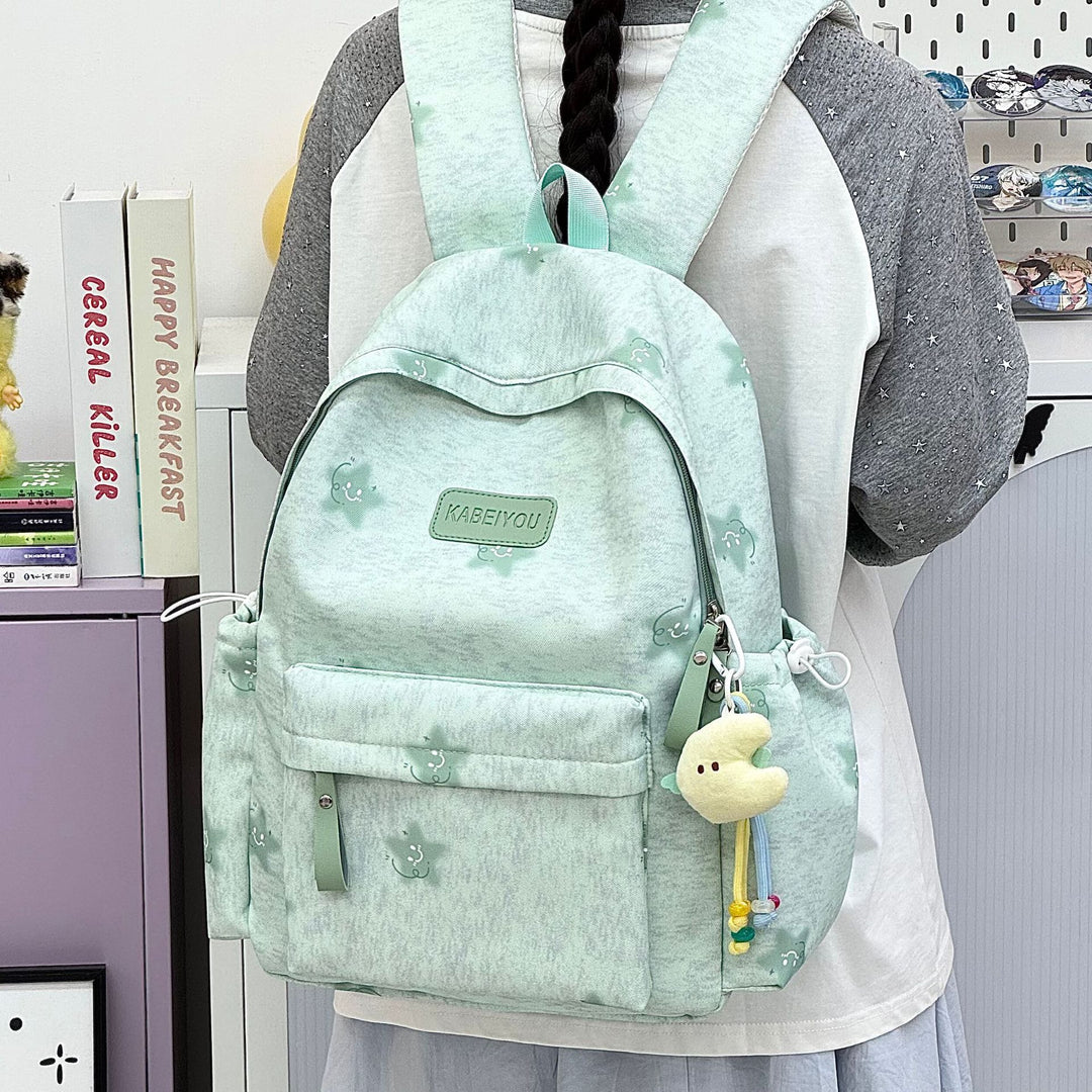 Printed Casual Backpack Bowlift