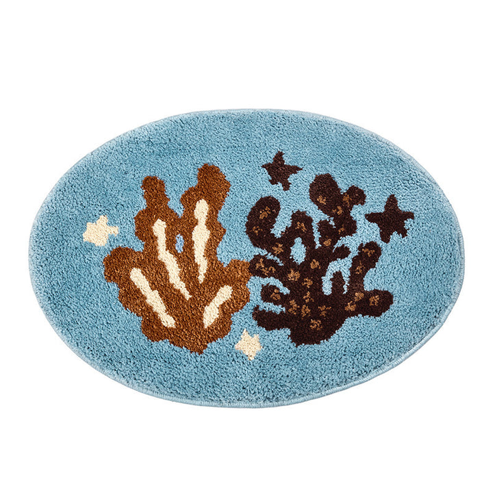 Marine-Themed Plush Area Rug Bowlift
