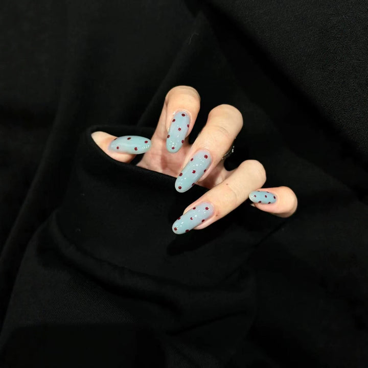 Decorative Long Press-On Nail Extensions