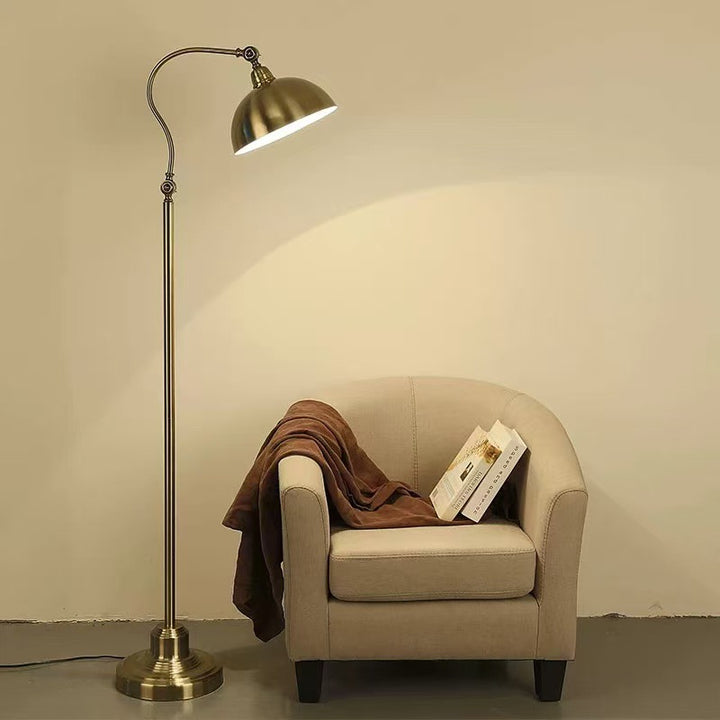 Adjustable Brass Reading Lamp