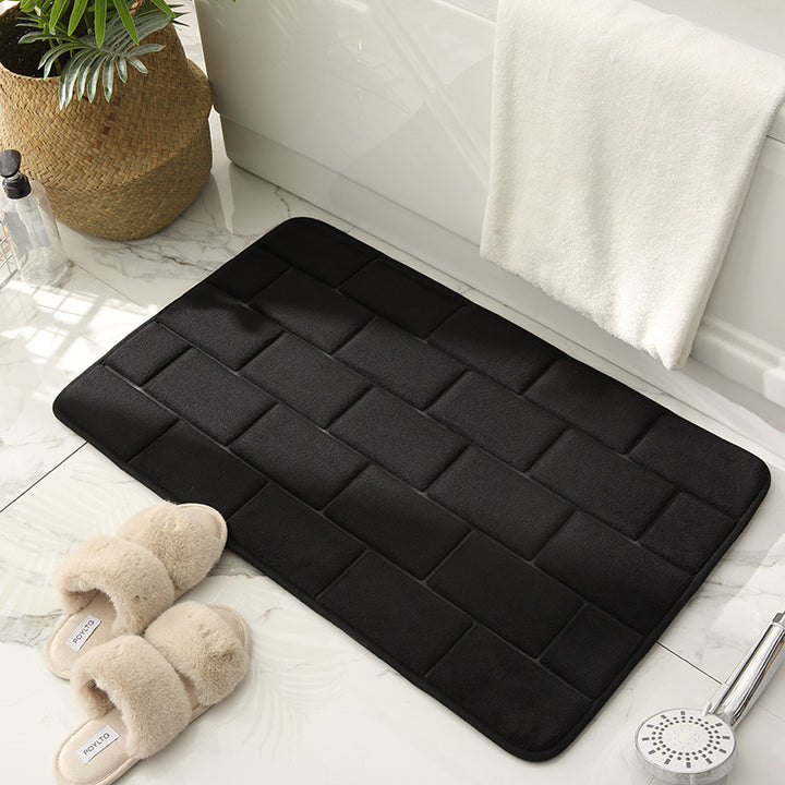 Plush Bath Mat Bowlift
