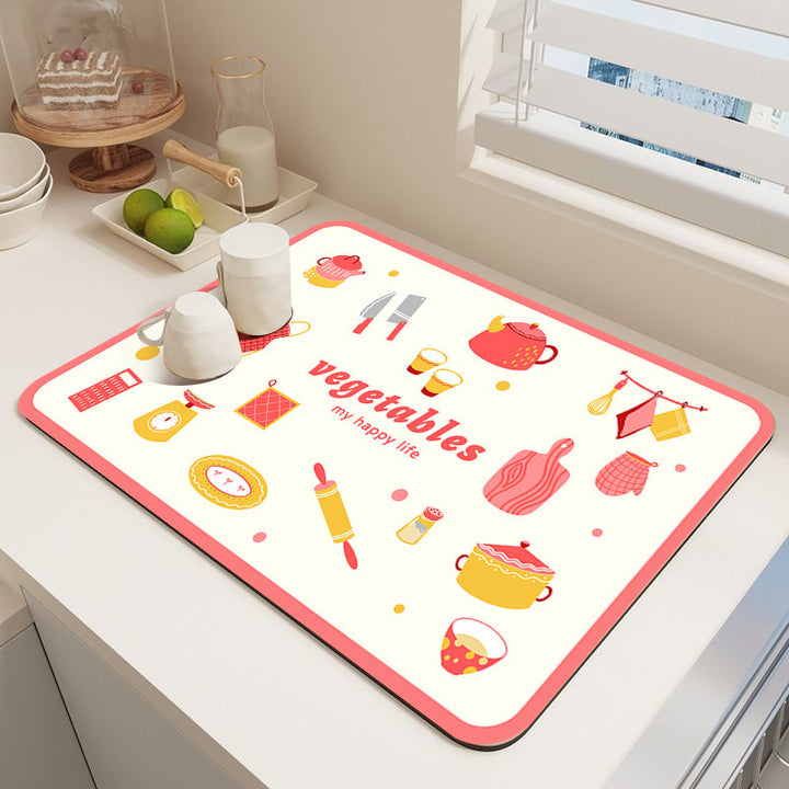Dessert-Themed Kitchen Mat Bowlift