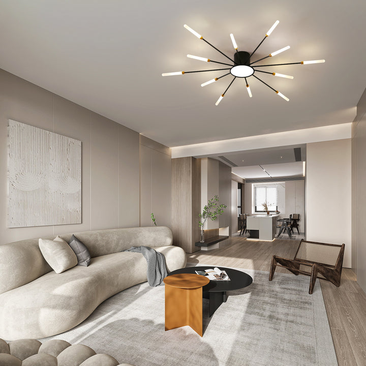 Modern Minimalist Starburst Ceiling Light